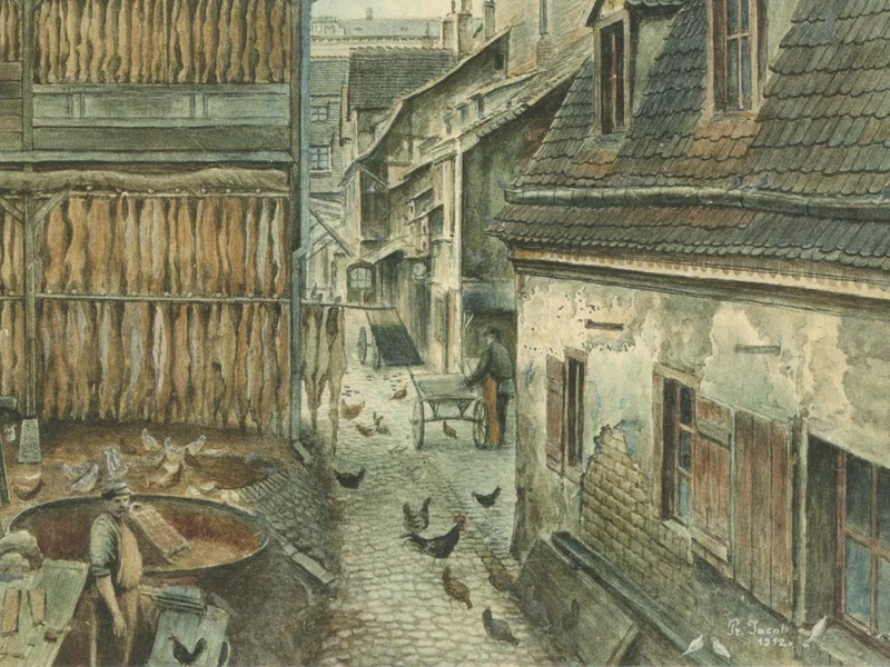 1862-Jacob Peter - Conceria Naumann in Gerberstraße